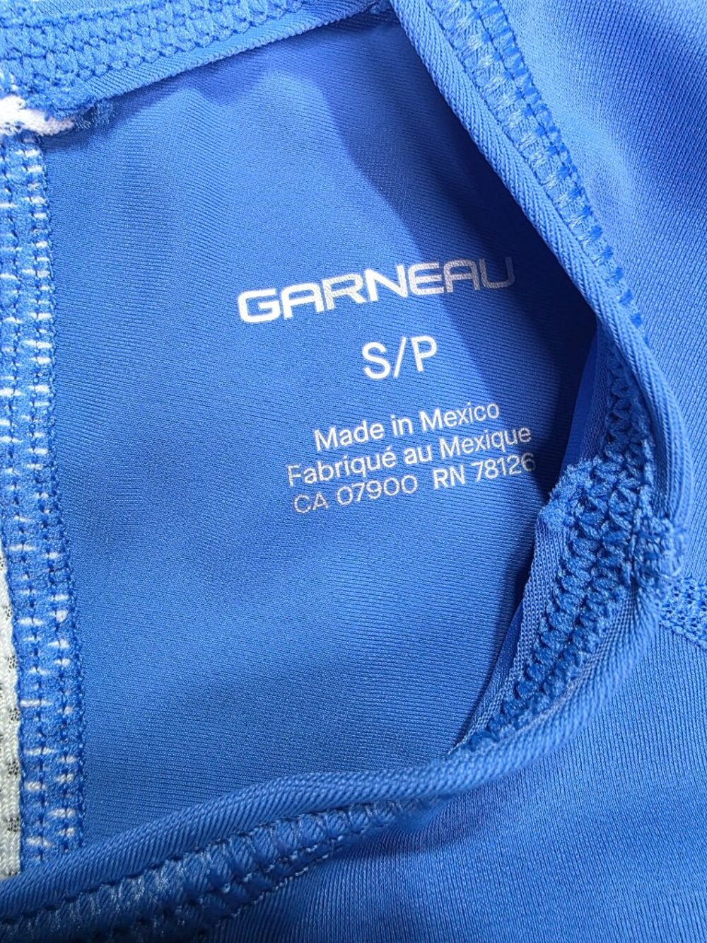 Louis Garneau Women's Sprint Tri Triathlon Top Size Small Blue NWT Cycling Tank - Picture 5 of 7